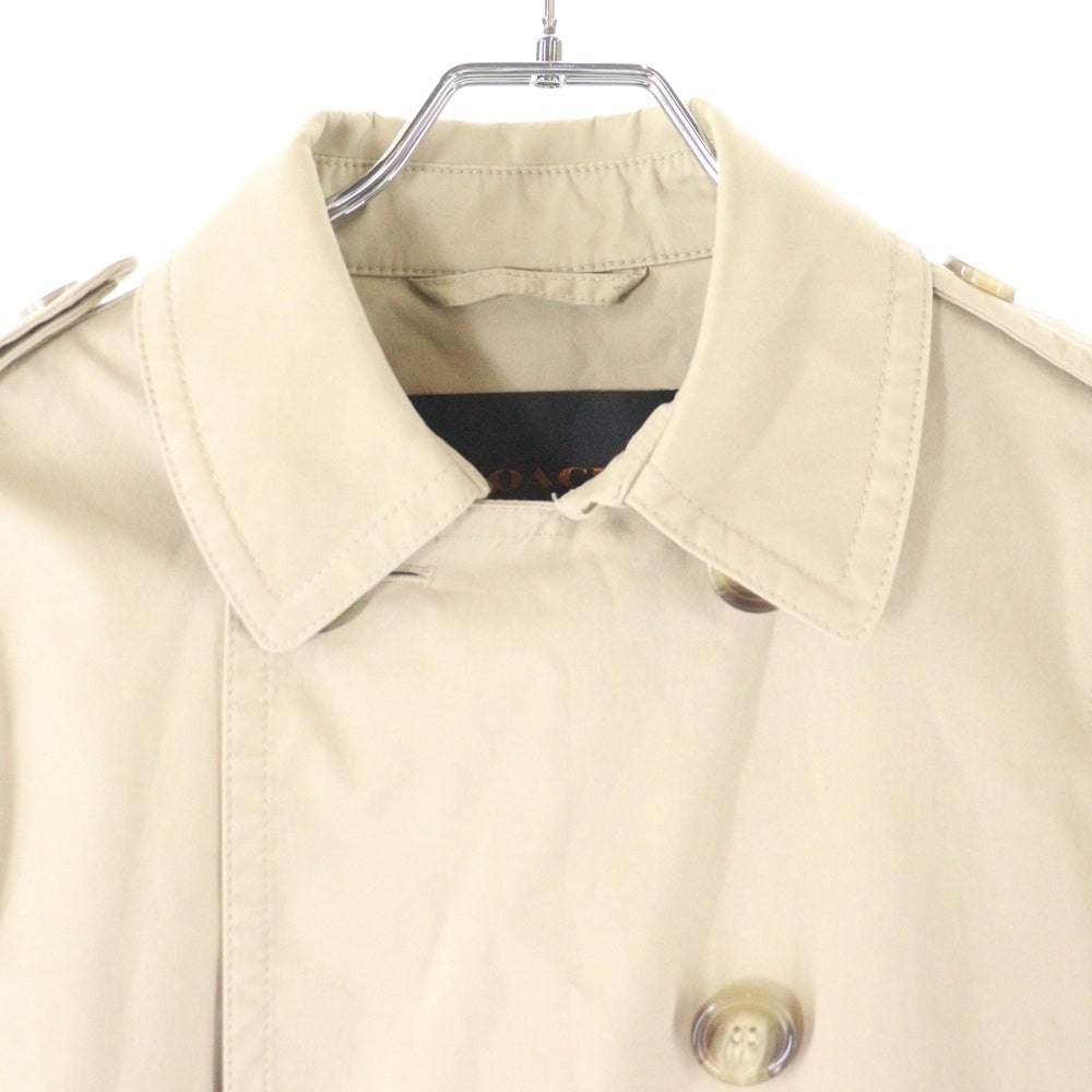 大きいサイズ✨COACH コーチ トレンチコート ダブル 裏地有 ベージュ XL COACH レディースコート、ジャケット｜ファッション おすすめ人気商品