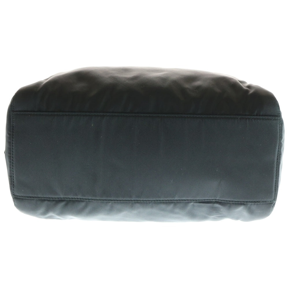 PRADA(プラダ) プラスチックハンドルバッグ ハンドバッグ ミニバッグ ブラック B6954 シルバー金具