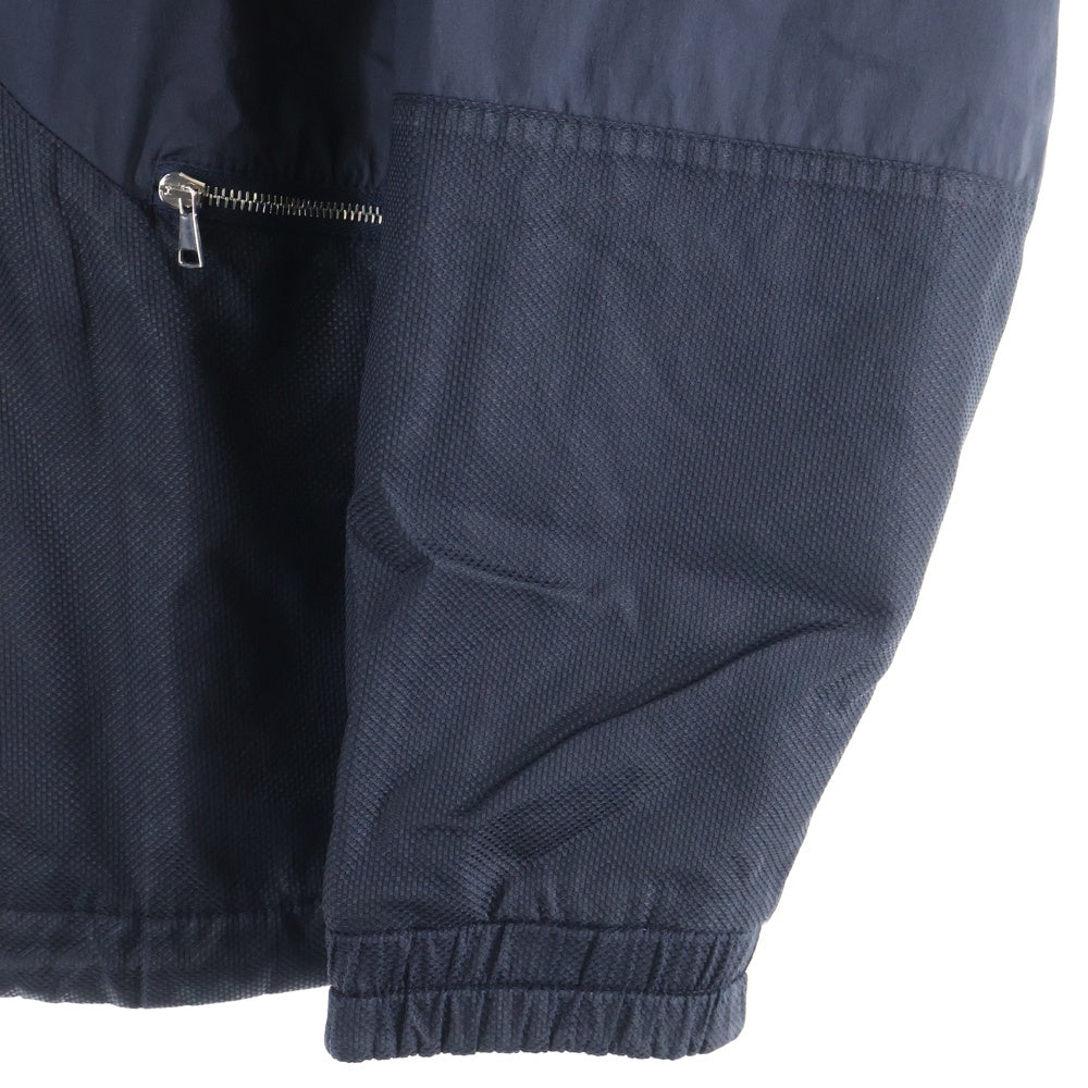 MONCLER GAMME BLEU(モンクレール・ガム・ブルー) リバーシブル ワッペンロゴ ハイネック ジップアップ ナイロンジャケット ネイビー/レッド 51391404180 68229