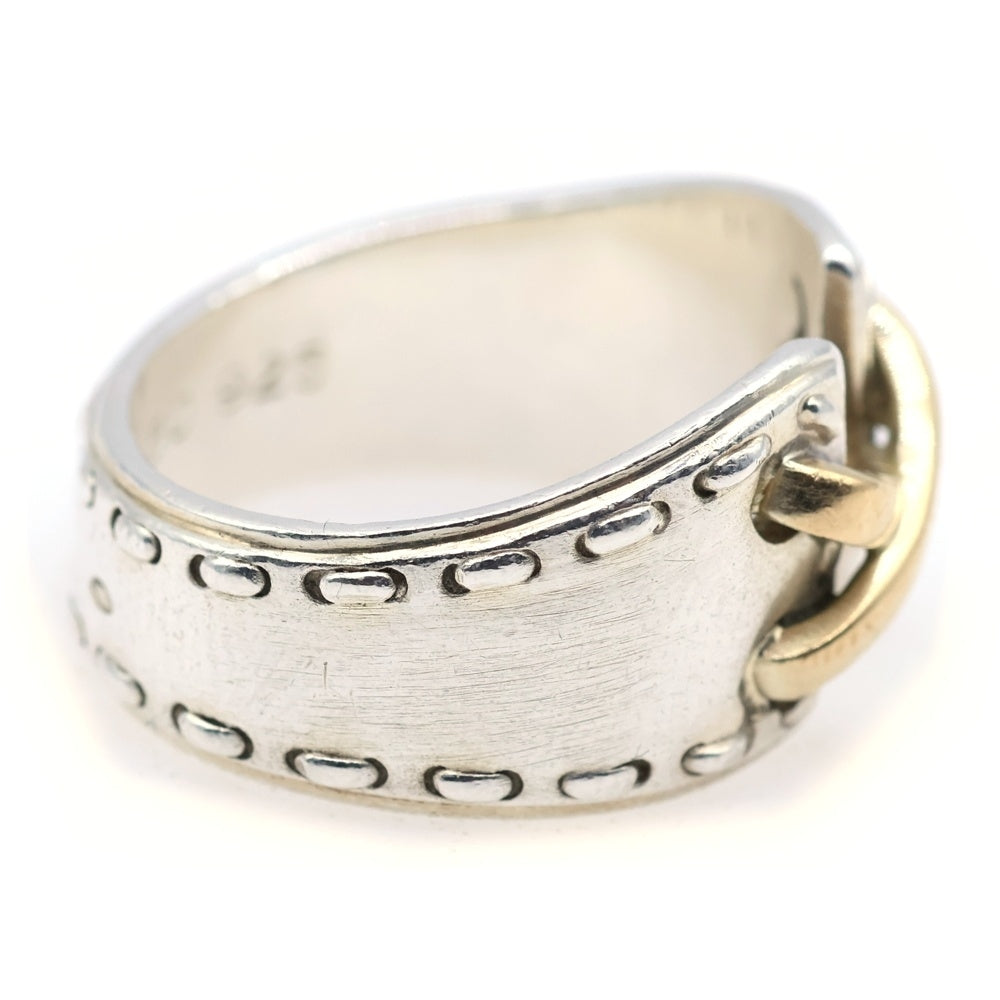 HERMES(エルメス) メキシコリング 指輪 シルバー SV925/K18YG