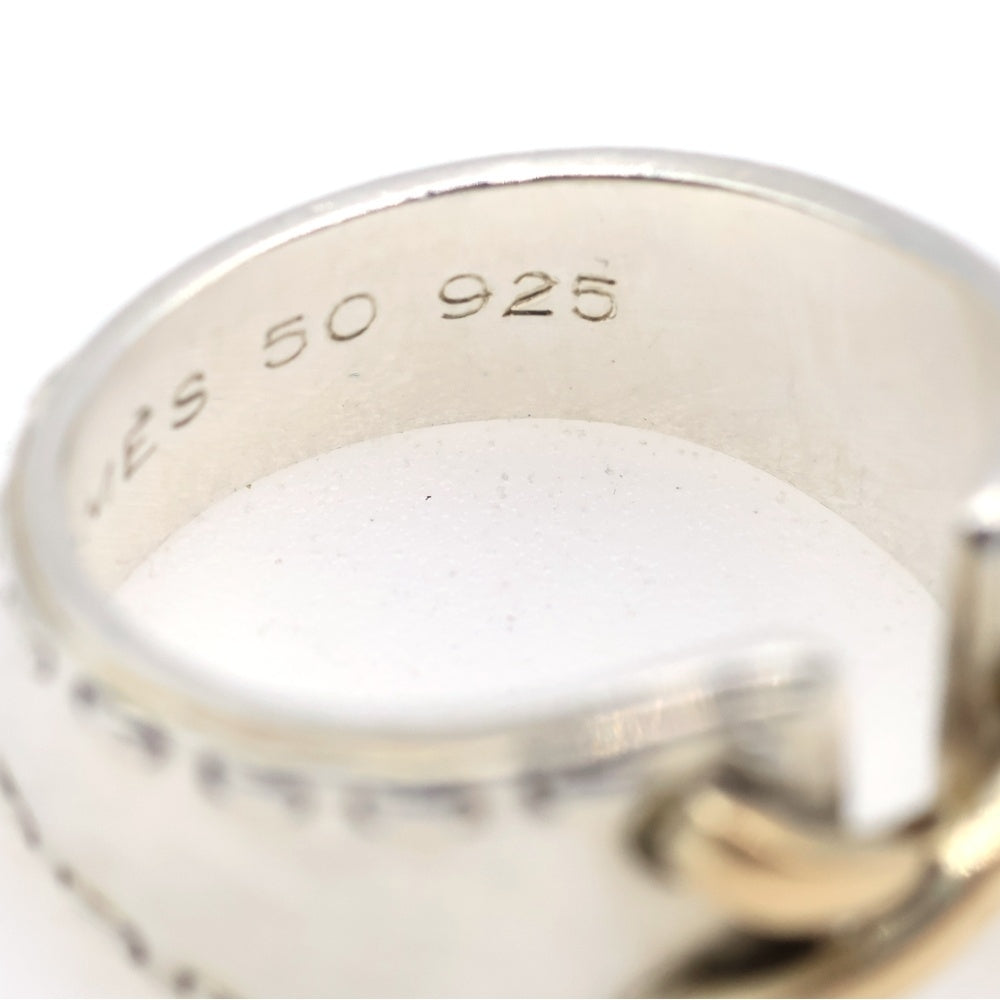 HERMES(エルメス) メキシコリング 指輪 シルバー SV925/K18YG