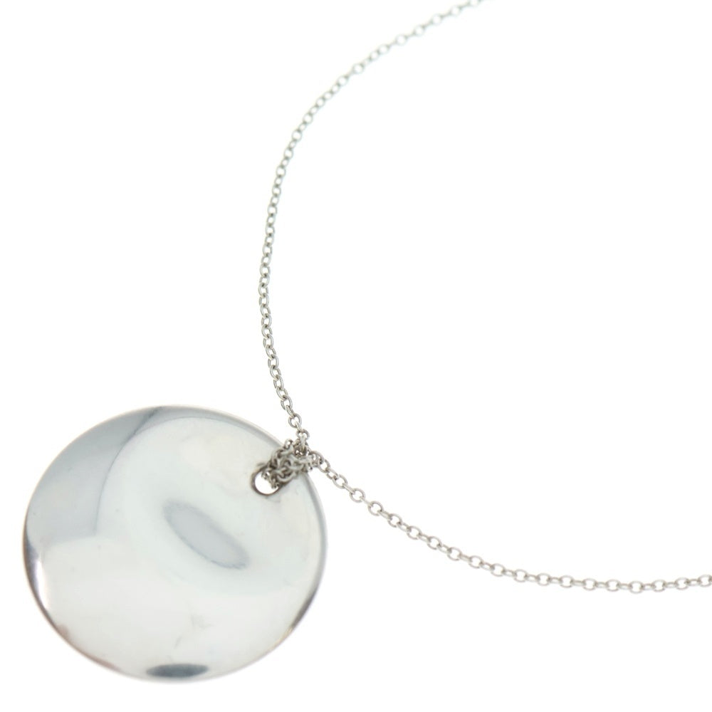 TIFFANY & Co.(ティファニー) エルサペレッティ ラウンド プレート ネックレス ペンダント チェーン シルバー SV925
