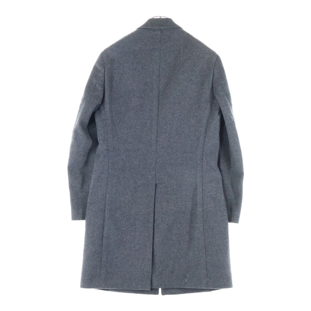LARDINI(ラルディーニ) ウールフランネル ソリッド チェスター フィールドコート グレー JJ23143AQ