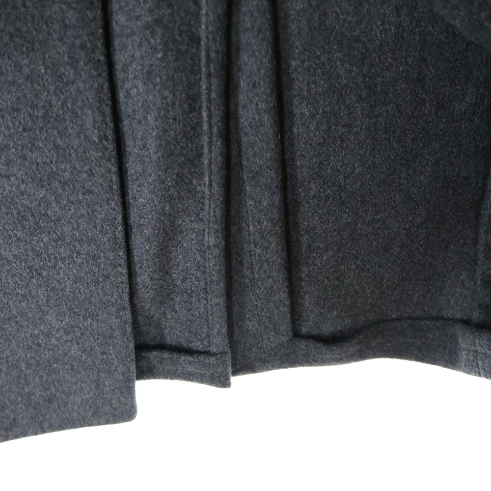 LARDINI(ラルディーニ) ウールフランネル ソリッド チェスター フィールドコート グレー JJ23143AQ
