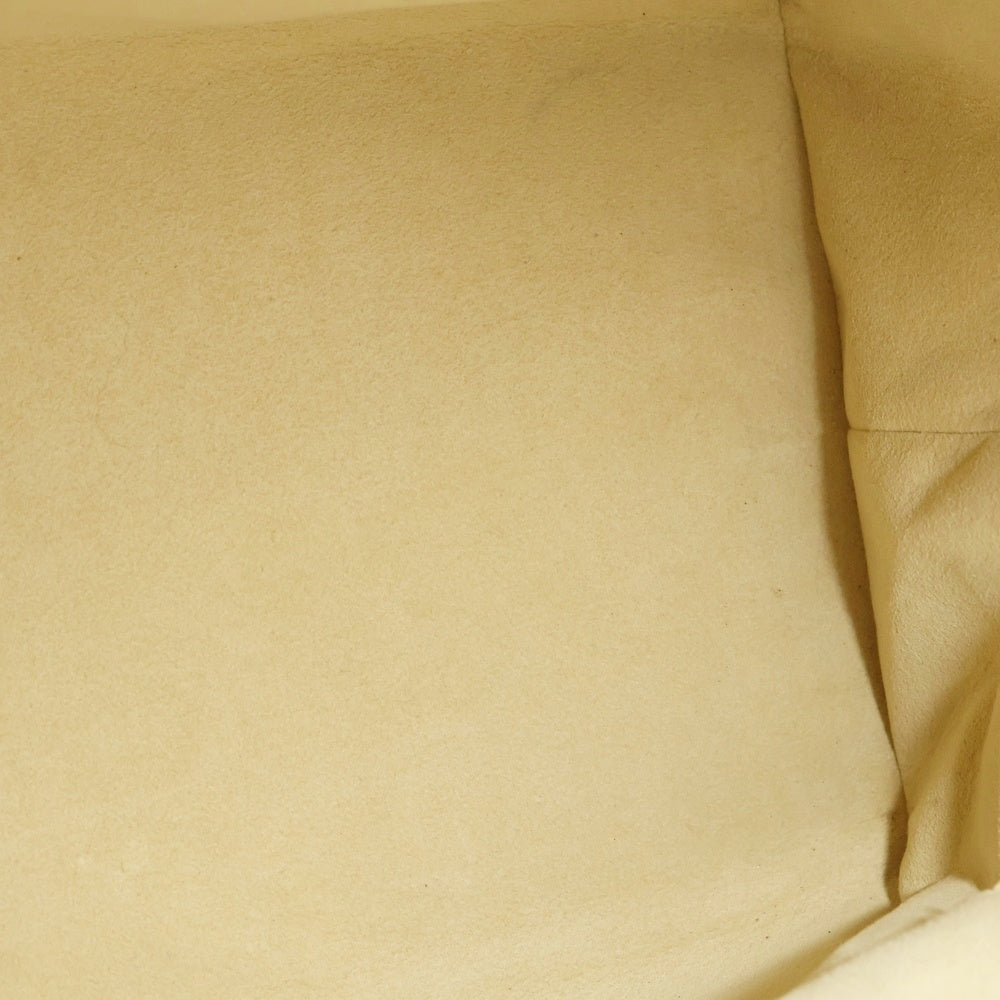 LOUIS VUITTON(ルイヴィトン) ダミエ アズール サレヤ トートバッグ ハンドバッグ アイボリー×ブラウン レザー×PVC MM N51185 ゴールド金具