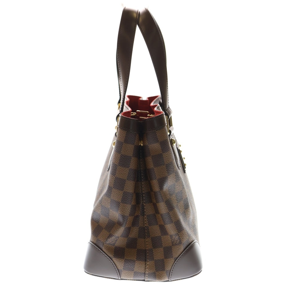 LOUIS VUITTON(ルイヴィトン) ダミエ ハムステッドPM レザーハンドバッグ ブラウン N51205