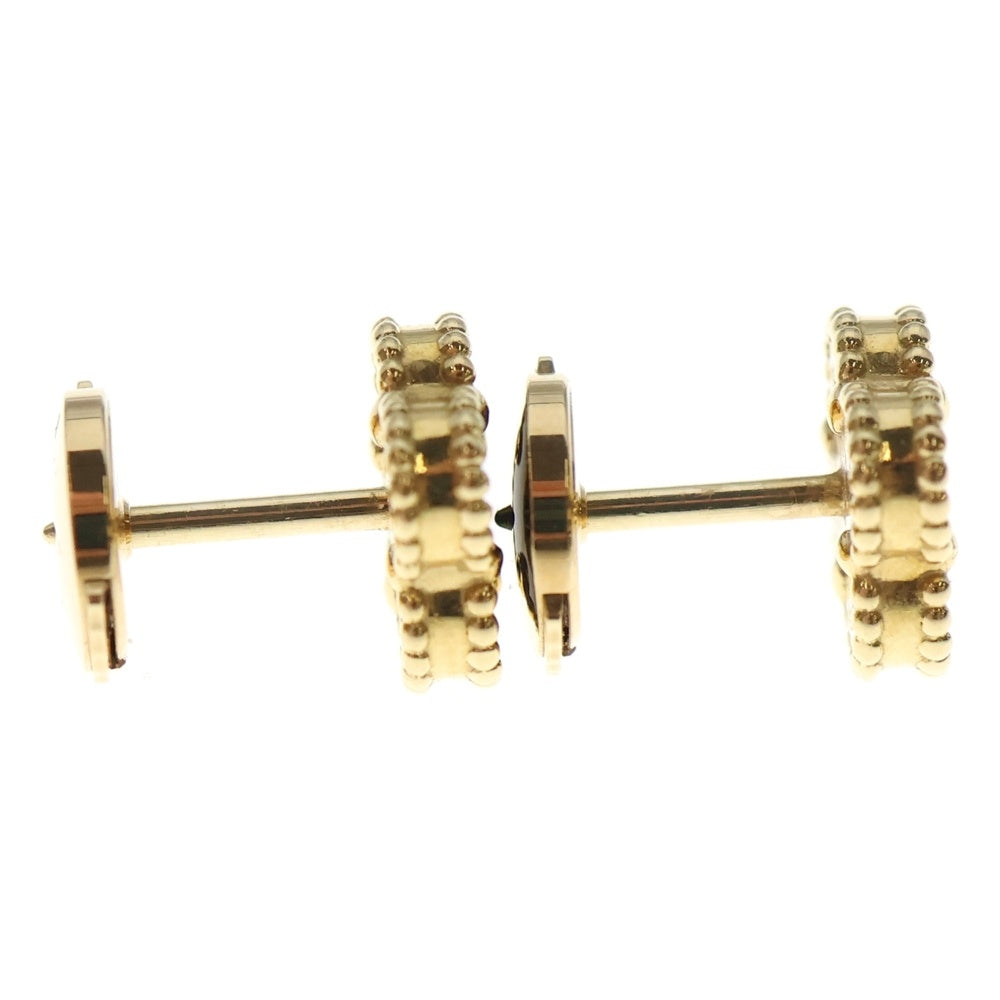 新品　ヴァンクリーフ&アーペル スウィートアルハンブラオニキスYGピアス Van Cleef ＆ Arpels 美品 ヴァンクリーフ & アーペル ヴィンテージ