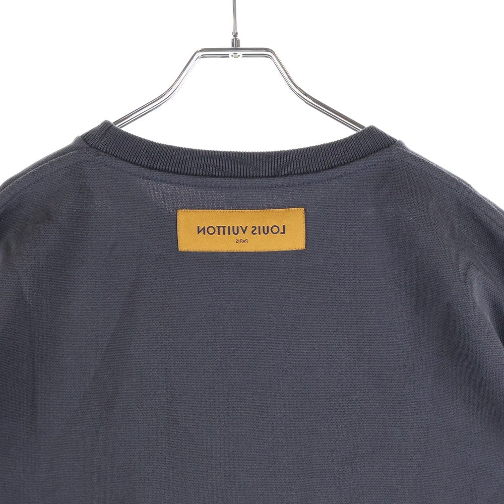 LOUIS VUITTON(ルイヴィトン) 20SS ノートルダム刺繍 コットン クルーネック 半袖Tシャツ カットソー グレー RM201 TCE HIY89W