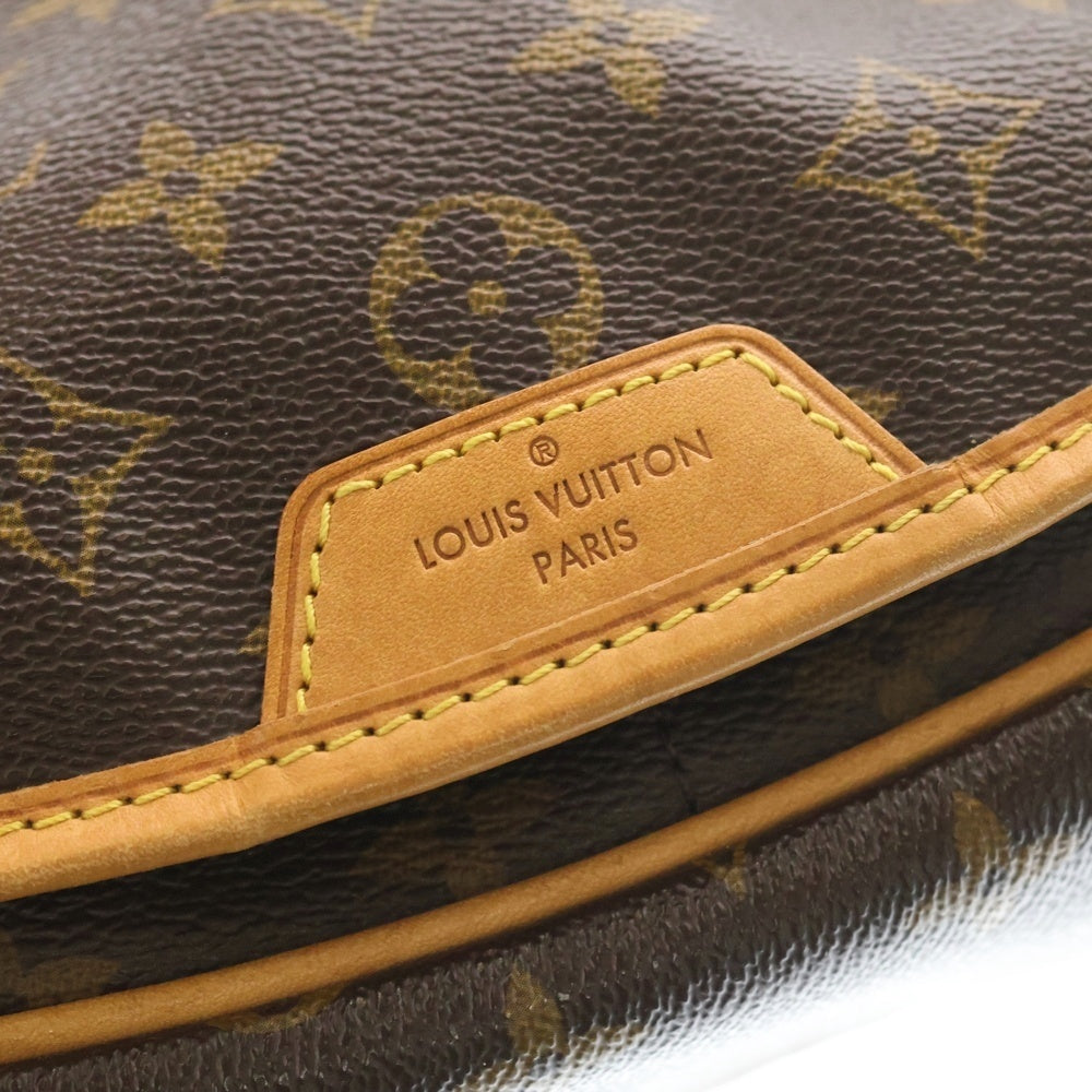 LOUIS VUITTON(ルイヴィトン) モノグラム メニルモンタンPM レザーショルダーバッグ ブラウン M40474