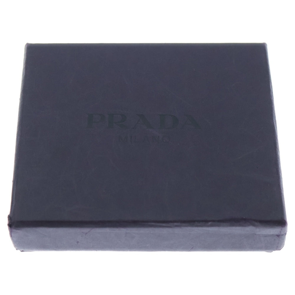 PRADA(プラダ) トライアングル三角ロゴプレート キーリング