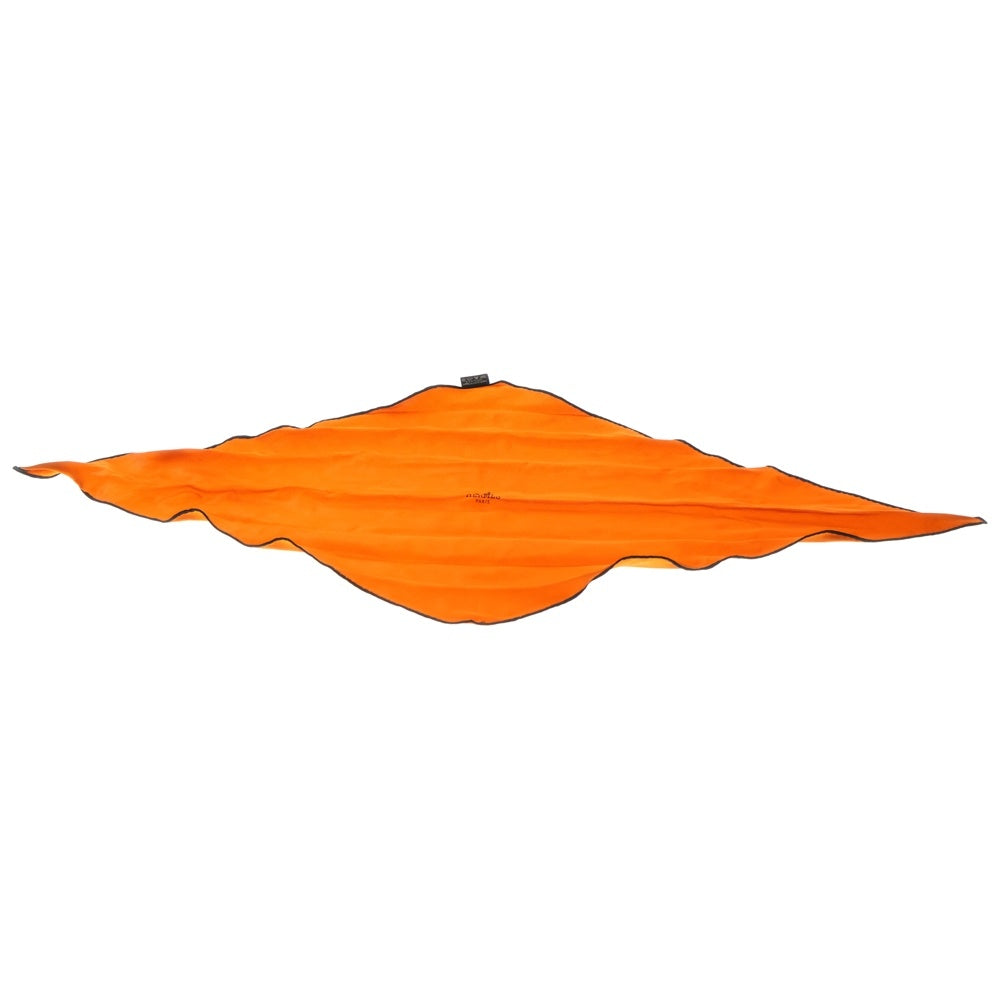 HERMES(エルメス) ロザンジュ スカーフ オレンジ シルク