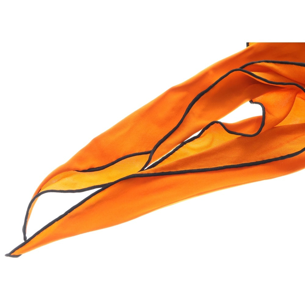HERMES(エルメス) ロザンジュ スカーフ オレンジ シルク