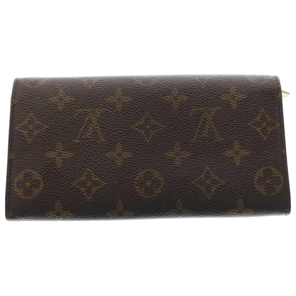 LOUIS VUITTON(ルイヴィトン) モノグラム ポルトフォイユサラ 旧型 ロングウォレット 長財布 カードケース ブラウン PVC M61734 ゴールド金具