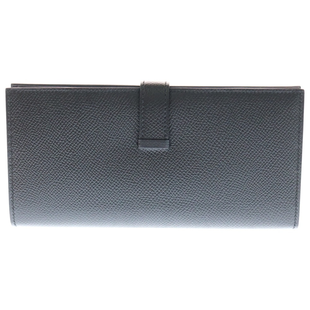 HERMES(エルメス) べアンスフレ ロングウォレット 長財布 カードケース ブラック エプソン ゴールド金具 X刻印