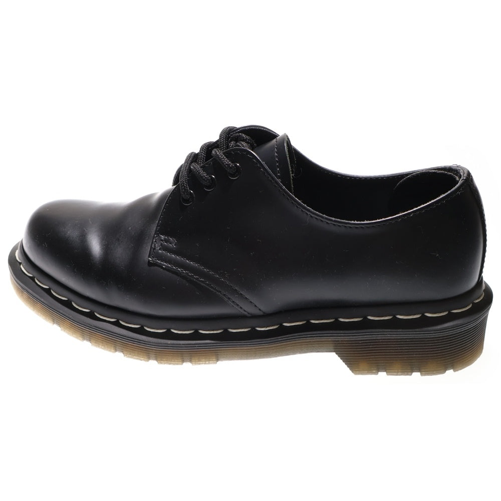 Dr.Martens(ドクターマーチン) 1461 ホワイトステッチ 3ホール レザー レースアップ ローカットシューズ ブーツ ブラック レディース