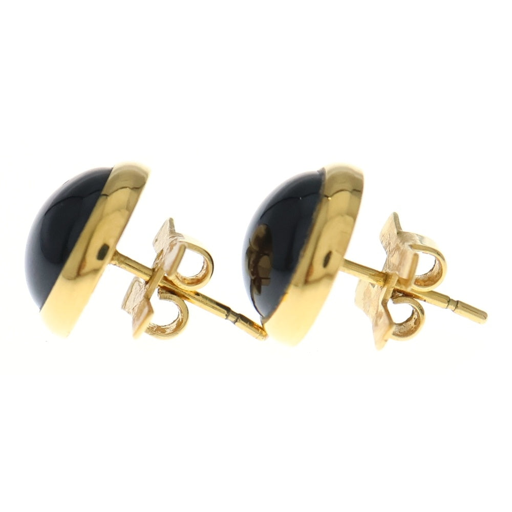 HERMES(エルメス) エクリプス オニキス ピアス GP ゴールド レディース