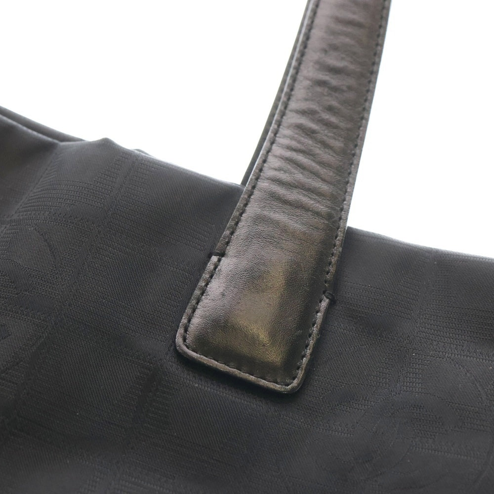 CHANEL(シャネル) ココマーク ニュートラベルライン トートバッグ ハンドバッグ ブラック ナイロン