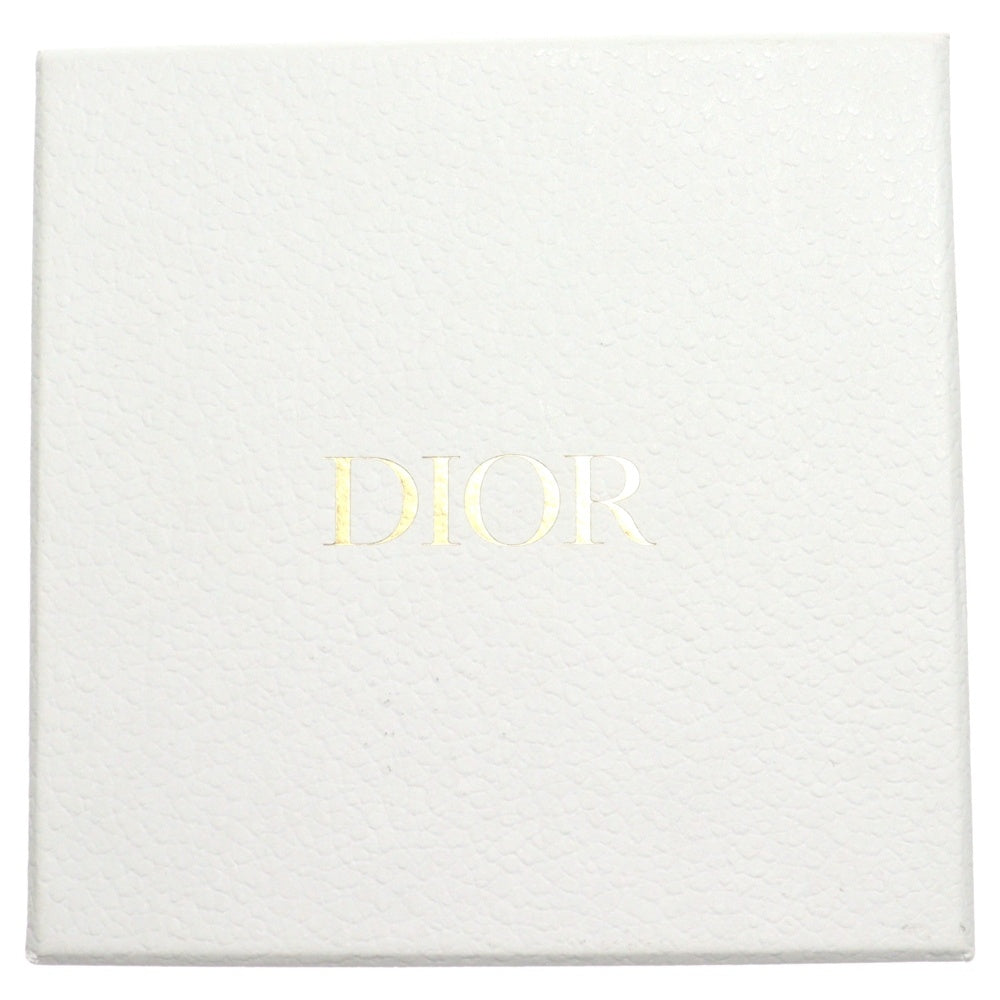 Christian Dior(クリスチャンディオール) トロッター サドル カードケース 三つ折り財布 コンパクトウォレット グレー キャンバス×レザー ゴールド金具