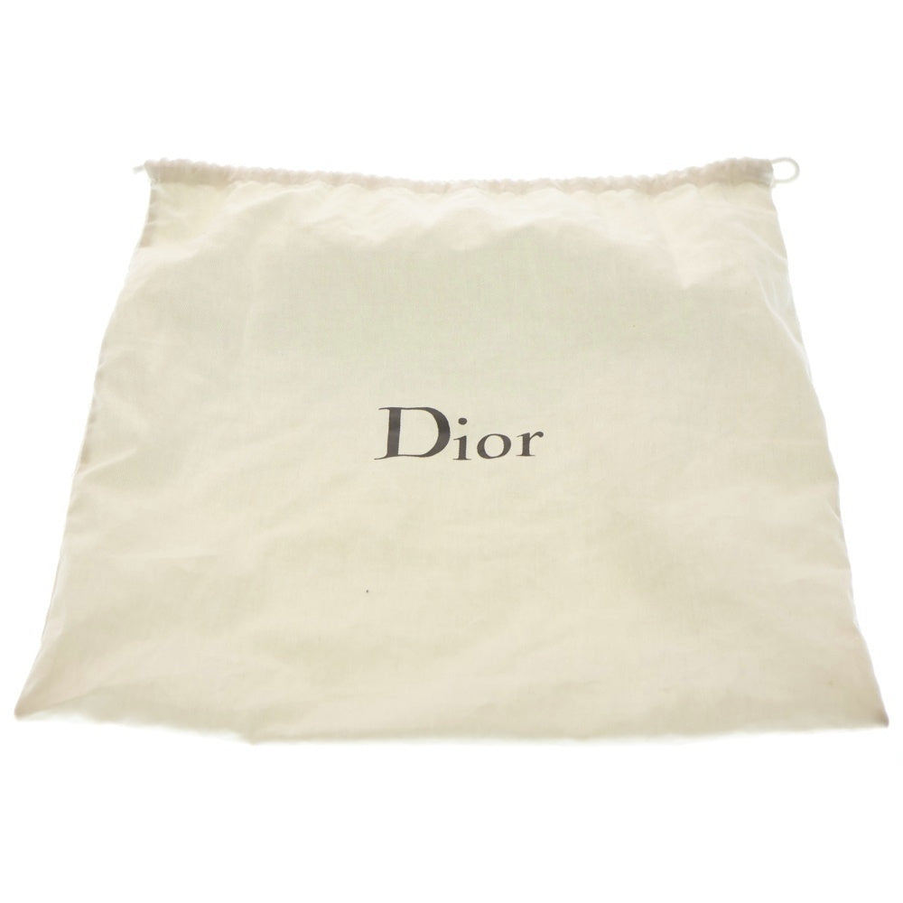 Christian Dior(クリスチャンディオール) カナージュ チェーンウォレット ショルダーバッグ ミニバッグ 財布 ピンクベージュ レザー ゴールド金具