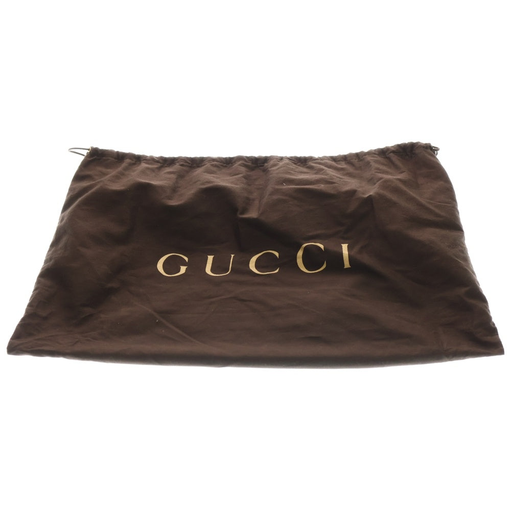 GUCCI(グッチ) GGランニング トートバッグ ハンドバッグ ブラウン×ベージュ キャンバス×レザー 247183 ゴールド金具