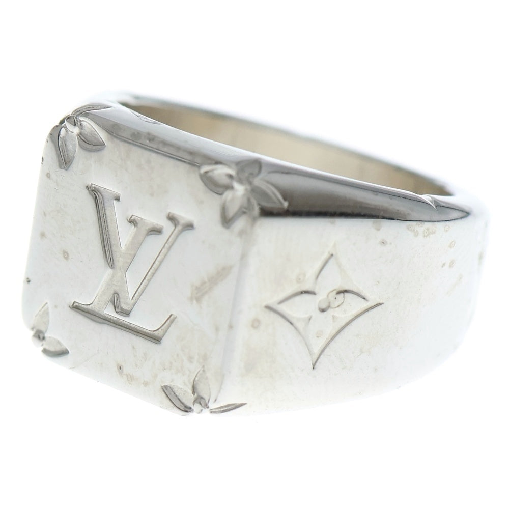 LOUIS VUITTON(ルイヴィトン) モノグラム シグネットリング 指輪 シルバー M62487