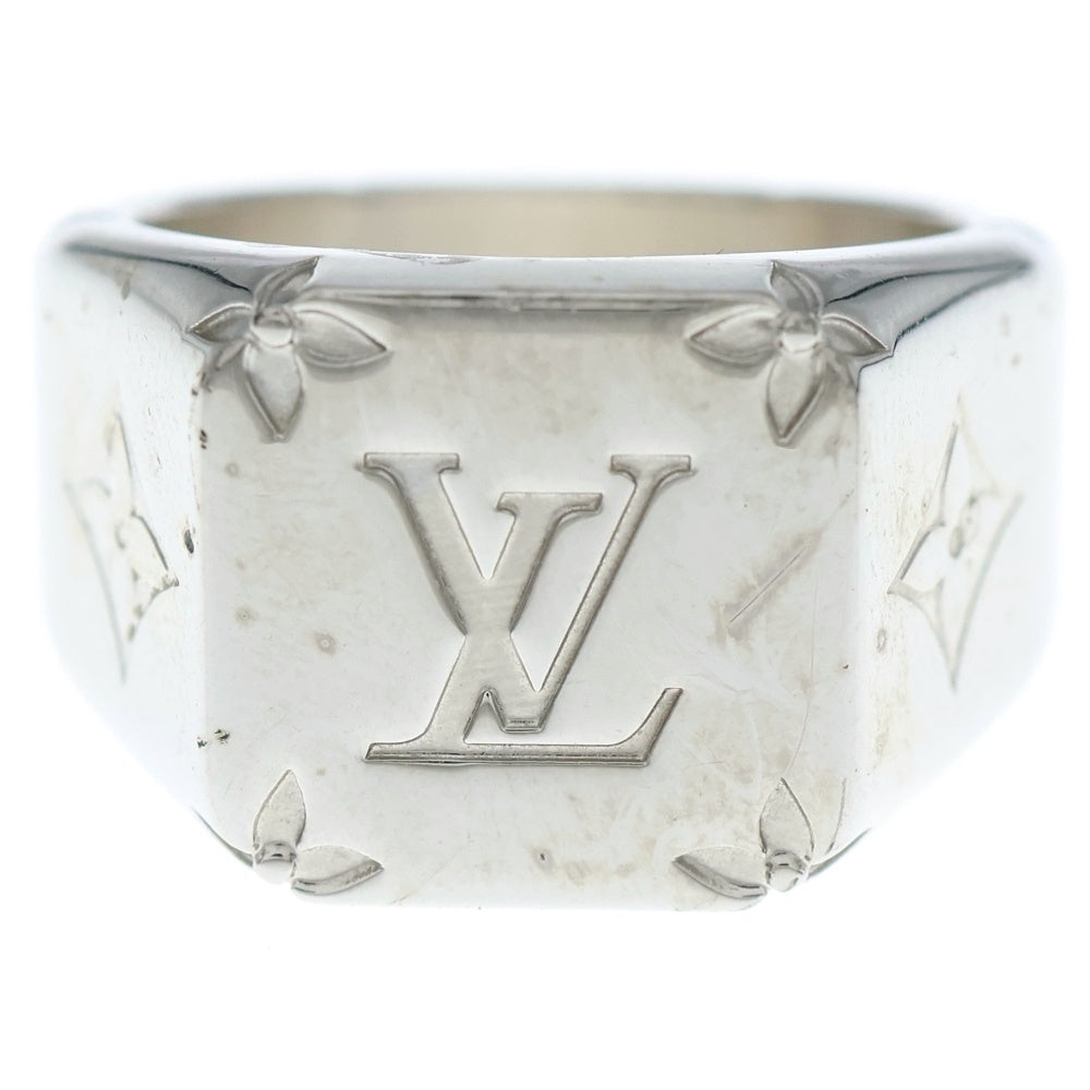 LOUIS VUITTON(ルイヴィトン) モノグラム シグネットリング 指輪 シルバー M62487