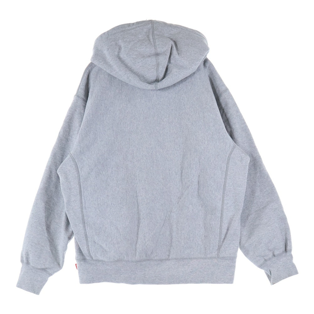 SUPREME(シュプリーム) 20AW Cross Box Logo Hooded Sweatshirt クロス ボックスロゴ刺繍 プルオーバースウェットパーカー フーディー グレー