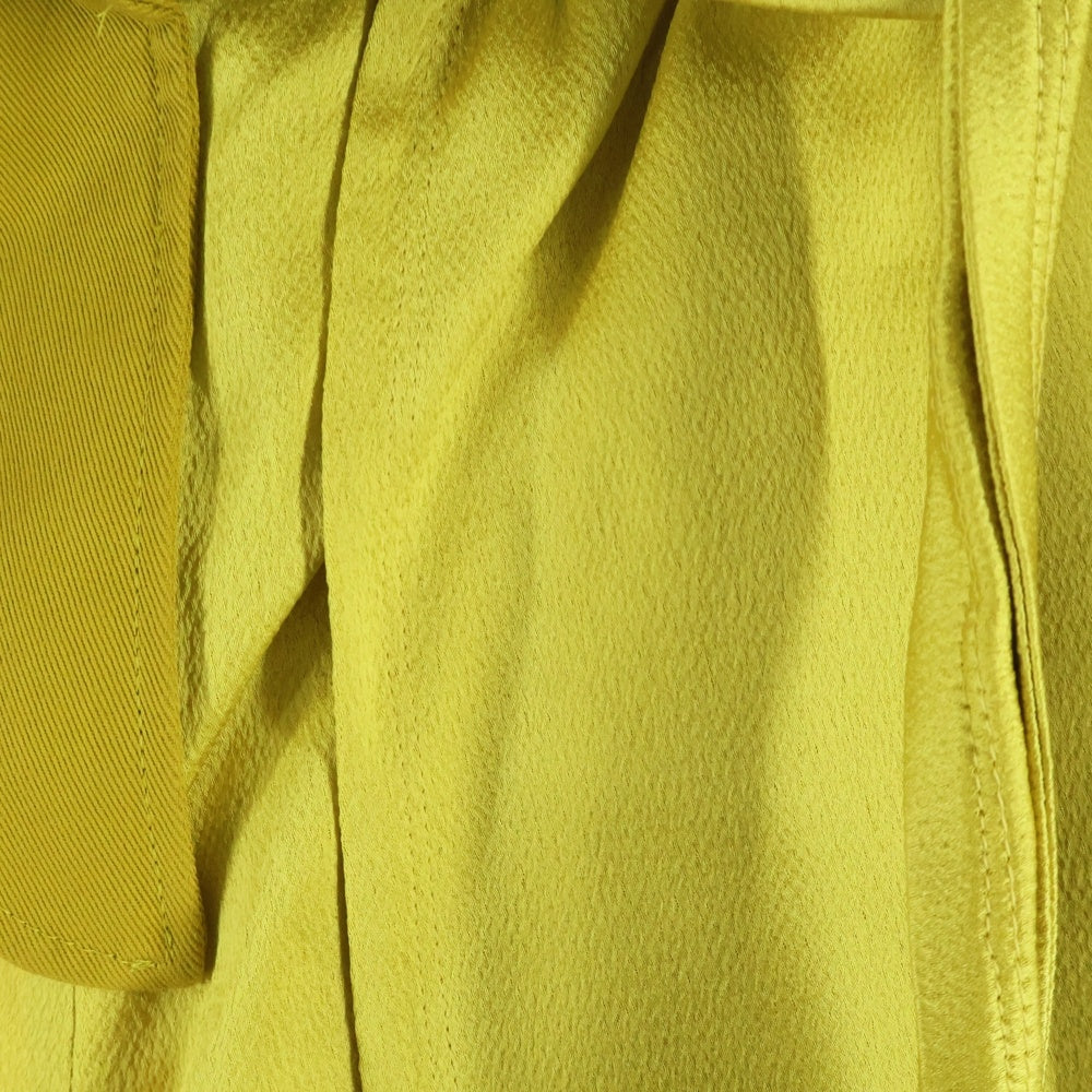 VALENTINO(ヴァレンティノ) レーヨン インサイドアウト ハーフ ショート キュロットパンツ スカート イエロー レディース PB0RF0P0 3H3