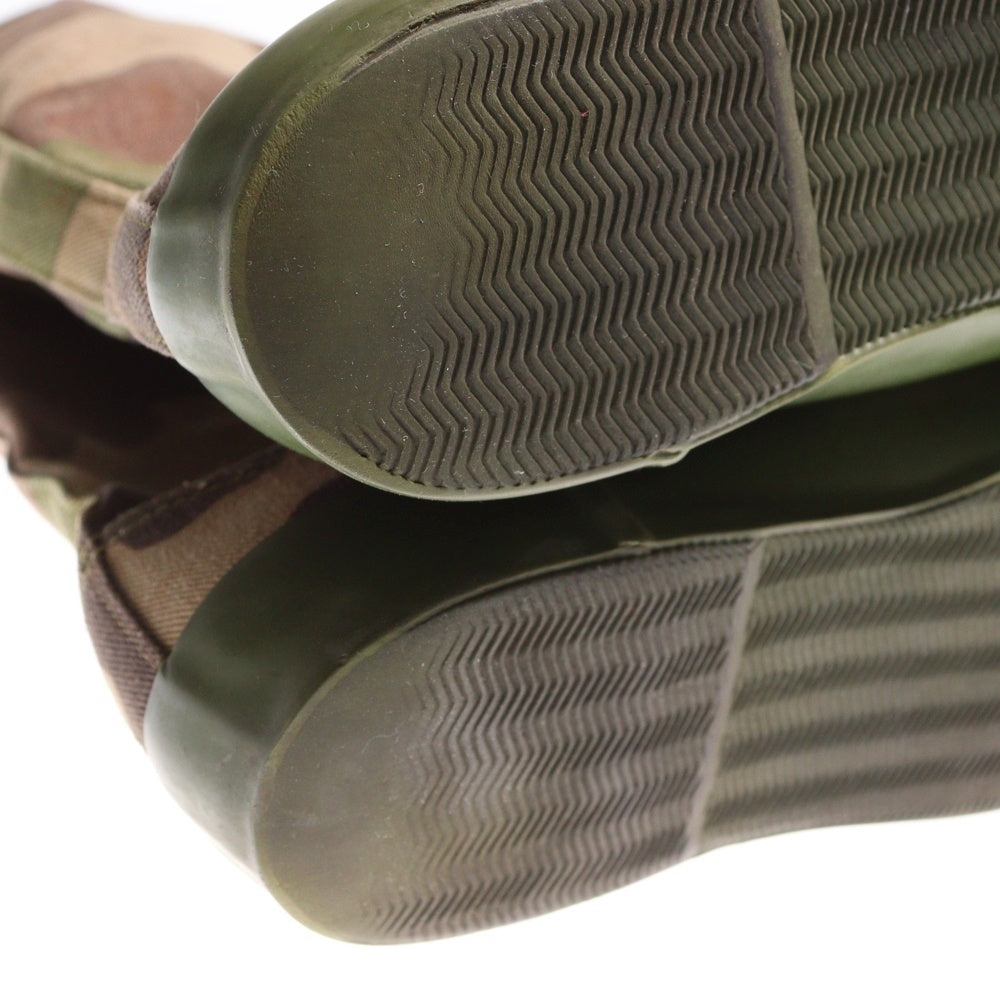 JUNYA WATANABE COMME des GARCONS(ジュンヤワタナベ コムデギャルソン) カモフラ 迷彩総柄 キャンバス レースアップ ハイカットシューズ スニーカー カーキ