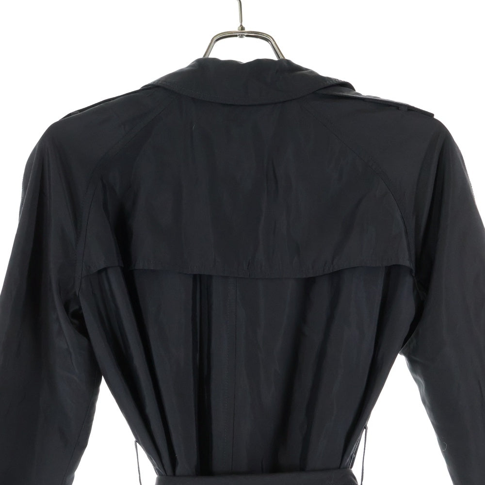 GUCCI(グッチ) レザーバックル ナイロン トレンチコート ブラック