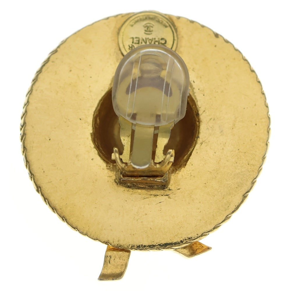 CHANEL(シャネル) 麦わら帽子 イヤリング ゴールド GP アクセサリー