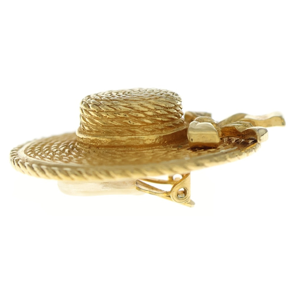 CHANEL ココマーク ストローハット 麦わら帽子 ホワイト グリーン CHANEL ココマーク ストローハット 麦わら帽子 ホワイト グリーン 楽天