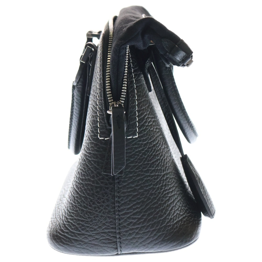 MM6 Maison Margiela(エムエムシックスメゾンマルジェラ) 5AC Miniミニ 2WAY レザーハンドバッグ ショルダーバッグ ブラック