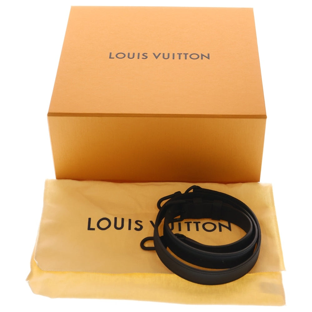 LOUIS VUITTON(ルイヴィトン) ダモフラージュ ミニソフトトランク ショルダーバッグ ポーチ ケース ブラック レザー×PVC M14922