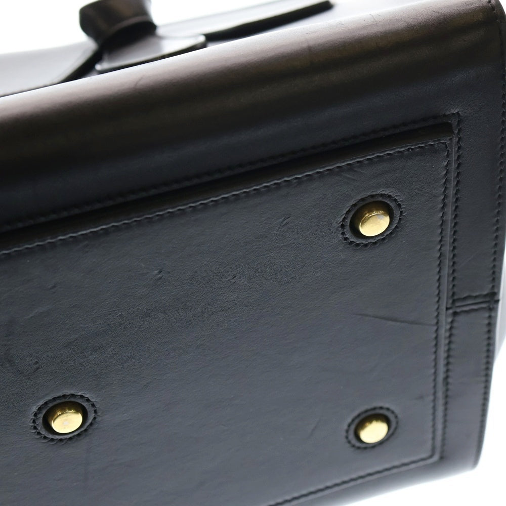 CELINE(セリーヌ) タイバッグ ハンドバッグ トートバッグ ブラック レザー