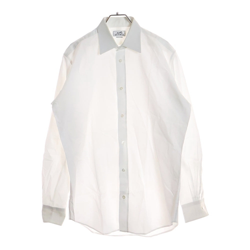HERMES(エルメス) セリエカフスボタン コットン 長袖シャツ ホワイト