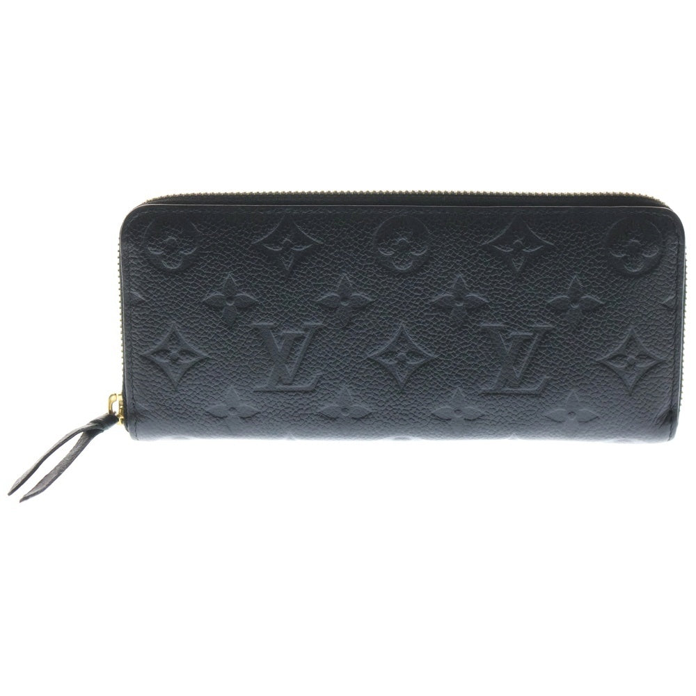 LOUIS VUITTON(ルイヴィトン) モノグラム アンプラント ポルトフォイユ クレマンス ノワール レザー M60171 ウォレット 長財布 レディース