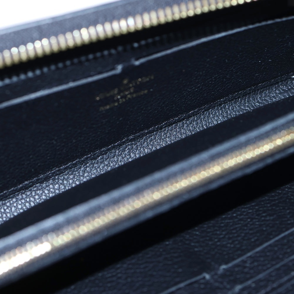 LOUIS VUITTON(ルイヴィトン) モノグラム アンプラント ポルトフォイユ クレマンス ノワール レザー M60171 ウォレット 長財布 レディース