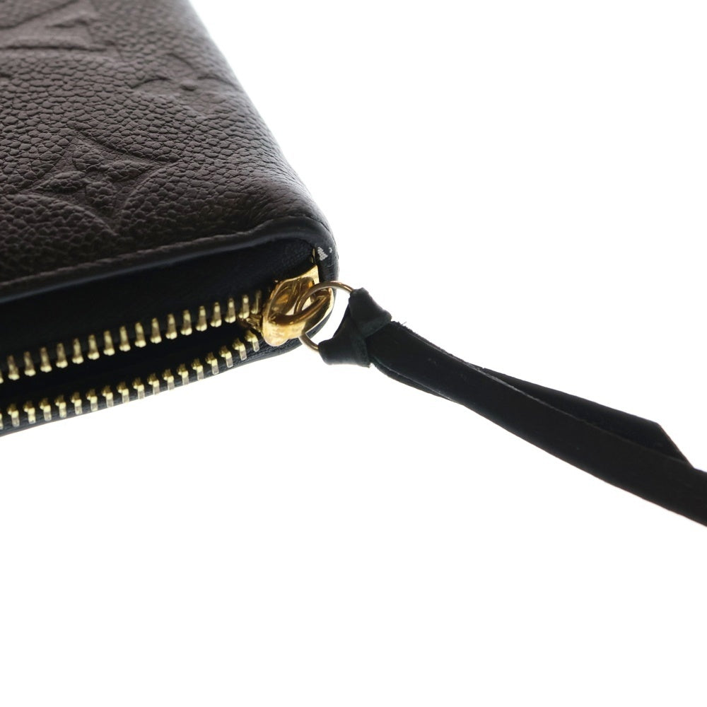 LOUIS VUITTON(ルイヴィトン) モノグラム アンプラント ポルトフォイユ クレマンス ノワール レザー M60171 ウォレット 長財布 レディース