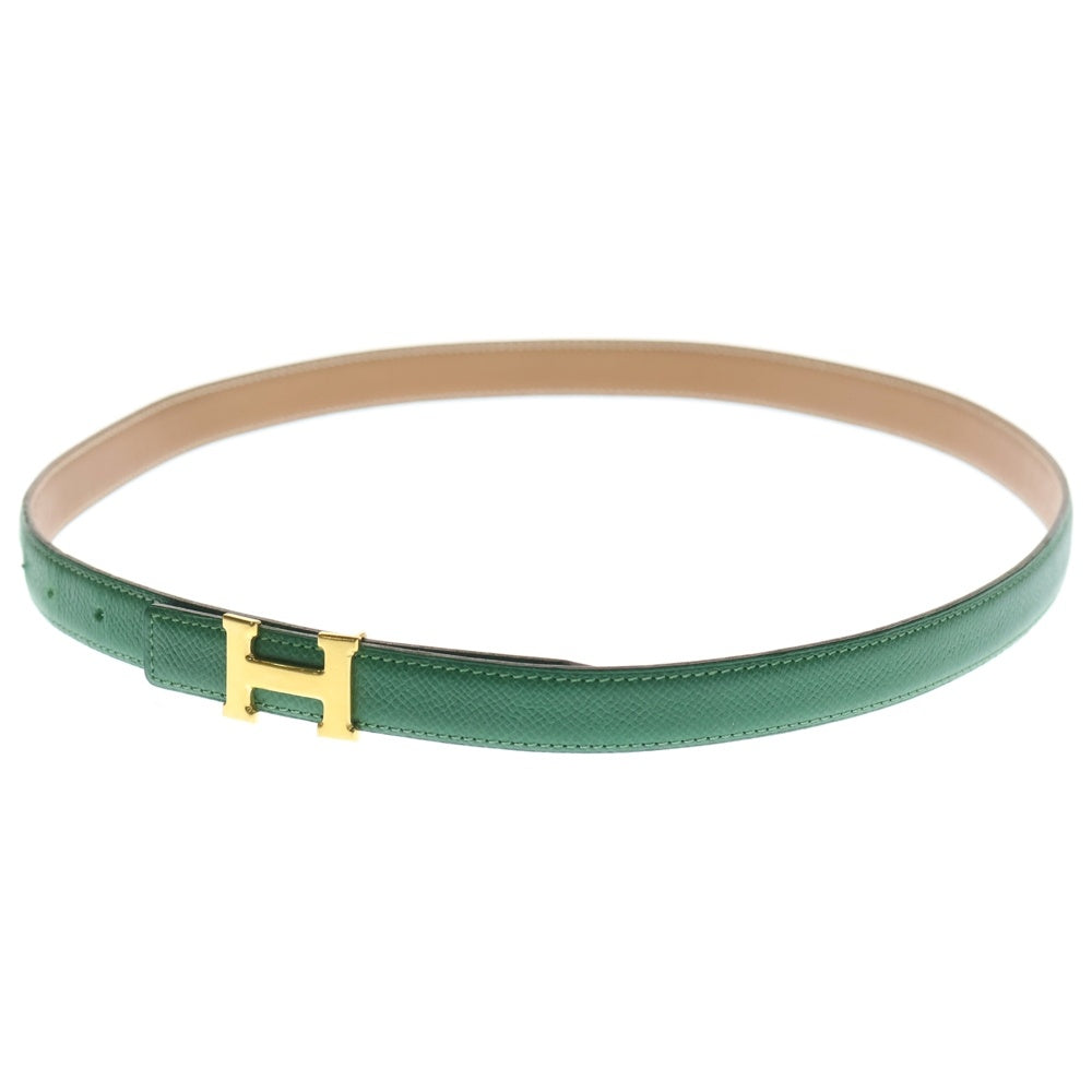 HERMES(エルメス) コンスタンス ナロー ベルト ゴールド×グリーン HERMES(エルメス) コンスタンス ナロー ベルト ゴールド×グリーン