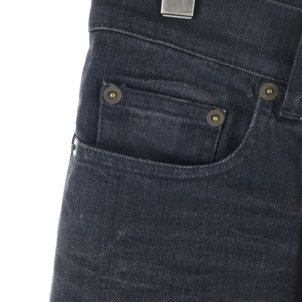 SAINT LAURENT PARIS(サンローランパリ) 16AW ダメージ加工 ニークラッシュ ストレッチ スリムスキニー デニムパンツ ジーンズ ブラック 441240
