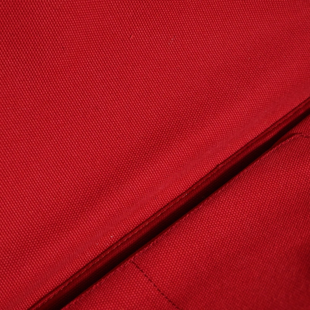 PRADA(プラダ) カナパM 2WAYハンドバッグ ショルダーバッグ レッド キャンバス ゴールド金具 レディース