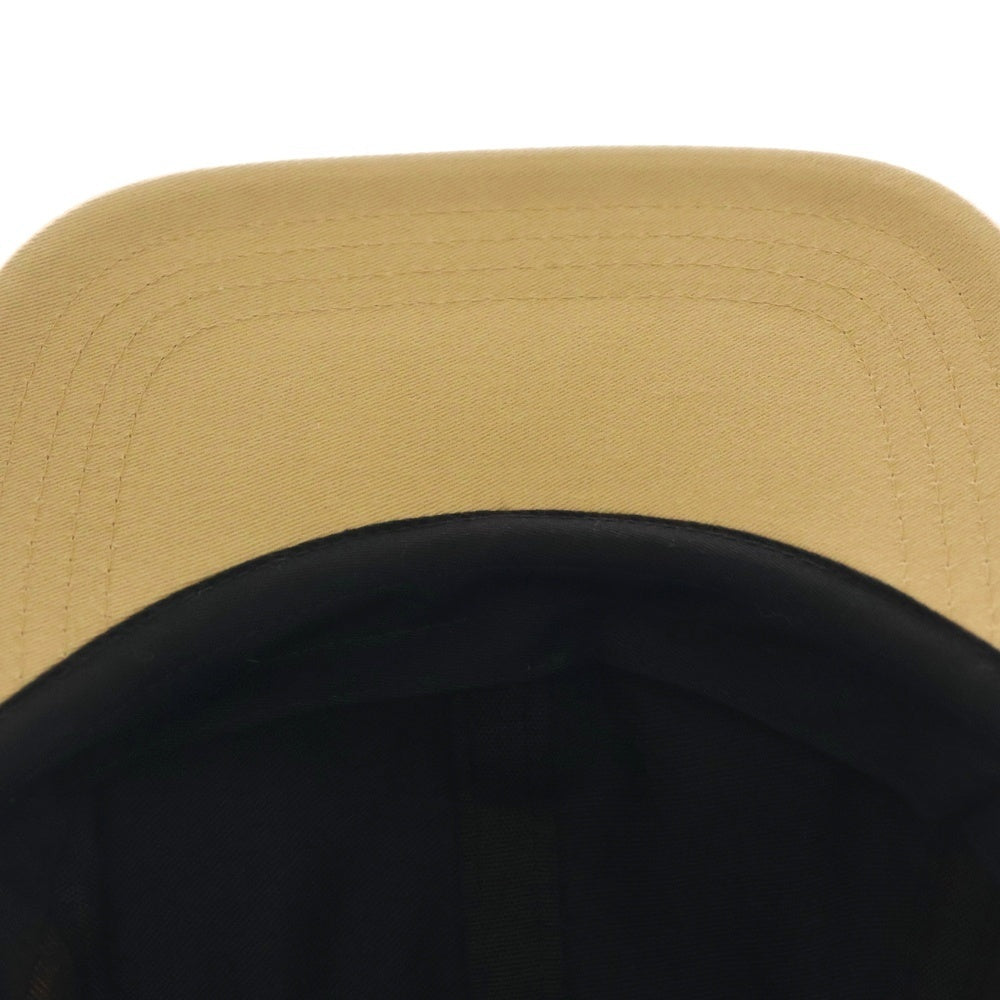 ami paris(アミパリス) Ami De Coeur アミ ドゥ クール ハートロゴ 刺繍 6パネル ベースボールキャップ 帽子 ベージュ BFUCP006.AW0041