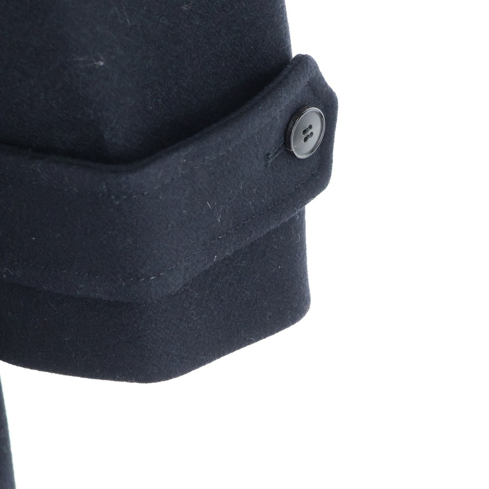 VALENTINO(ヴァレンティノ) ロックスタッズ メルトンウール トグルボタン フーデッド ジップアップ ダッフルコート ブラック NV3CK0123SC