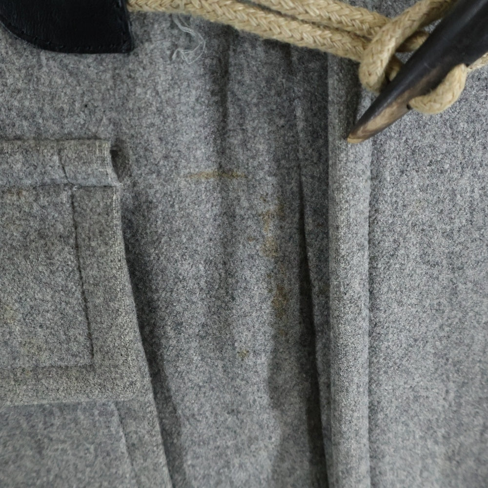 PRADA(プラダ) 13AW メルトンウール トグルボタン ダッフルコート グレー SGH609