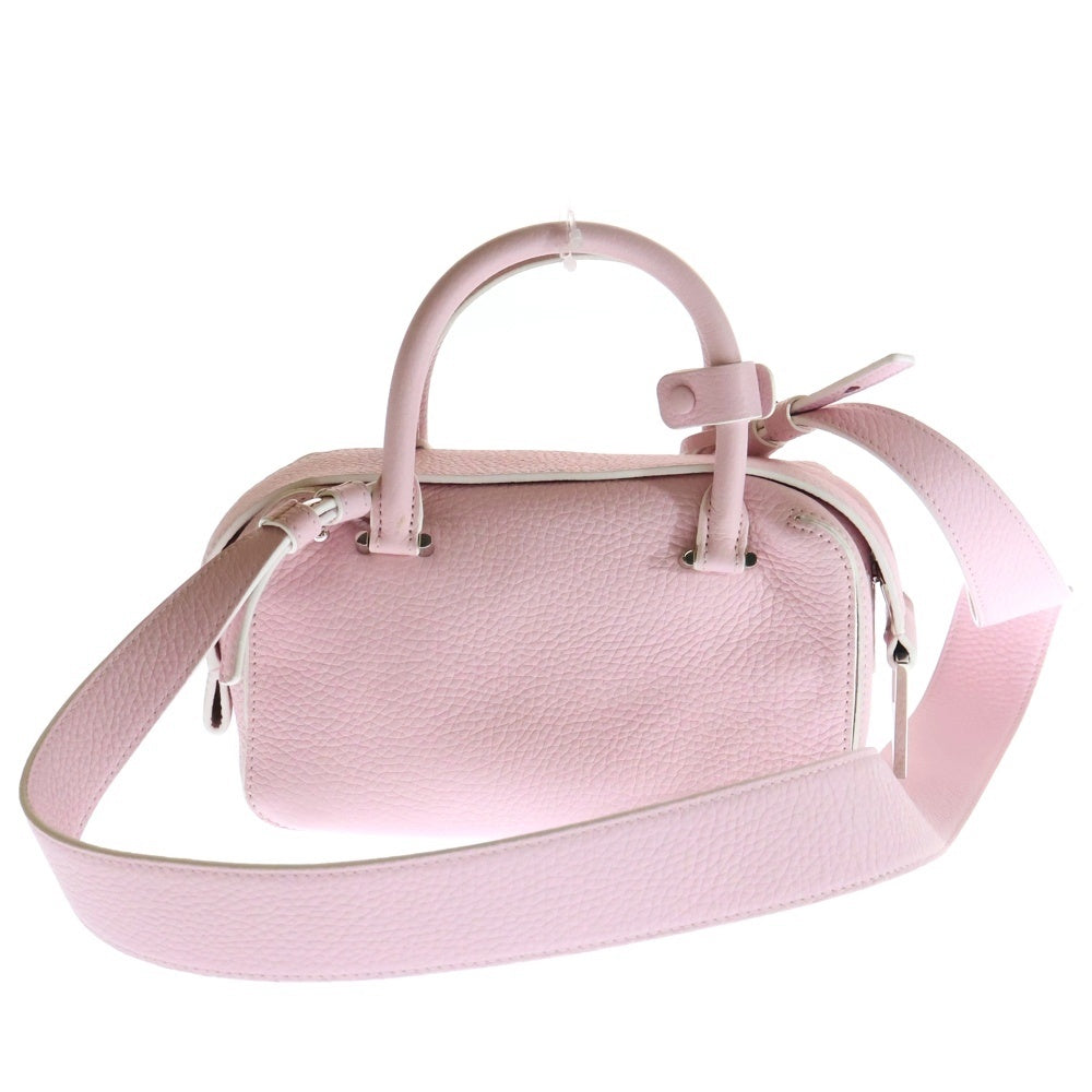 DELVAUX(デルボー) クールボックス ミニ ピンク レザー ショルダーバッグ ハンドバッグ レディース