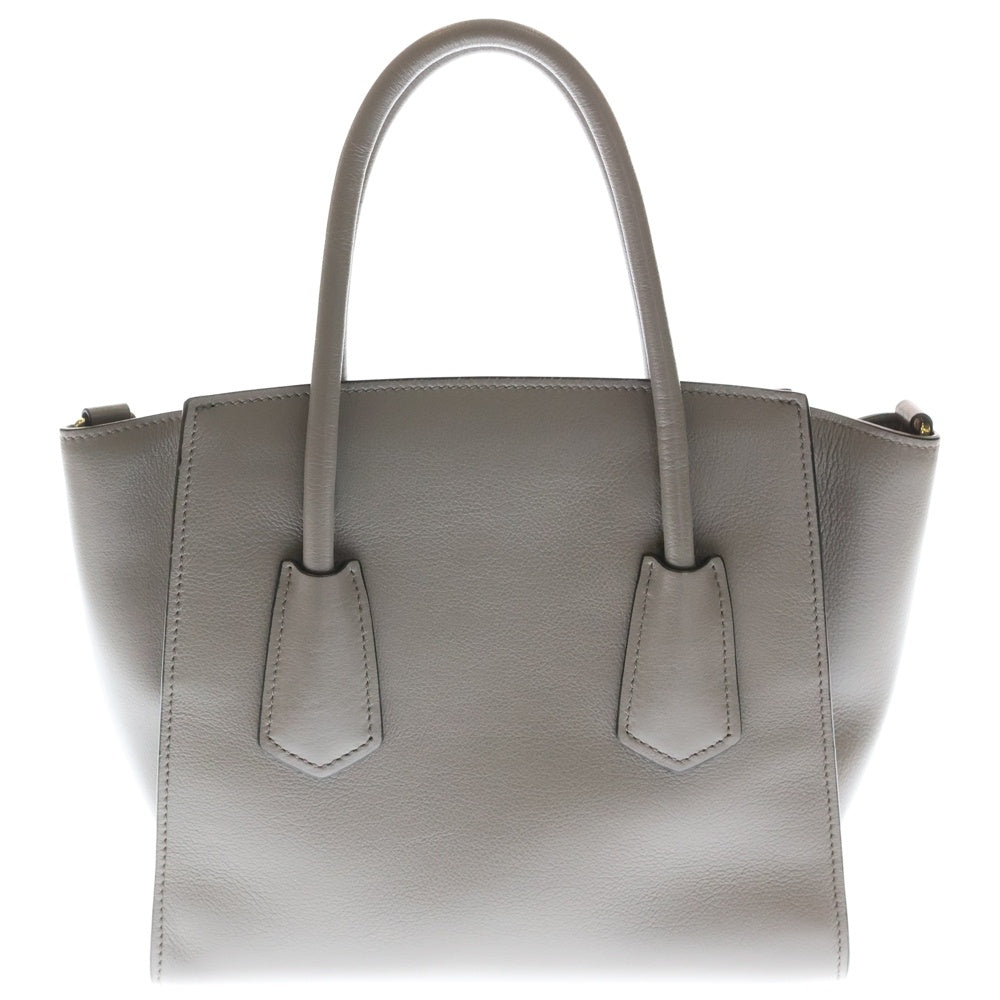 PRADA(プラダ) 2WAYハンドバッグ ショルダーバッグ グレージュ レザー