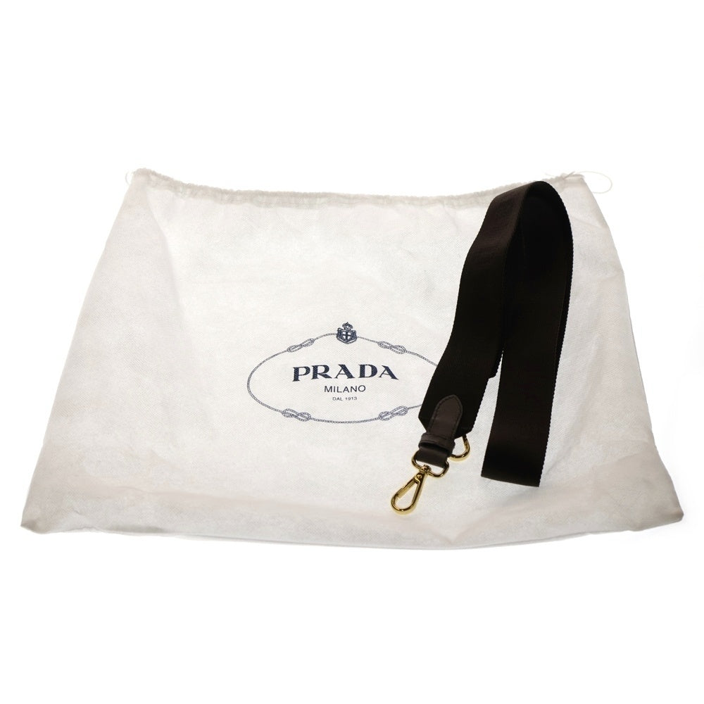 PRADA(プラダ) 2WAYハンドバッグ ショルダーバッグ グレージュ レザー