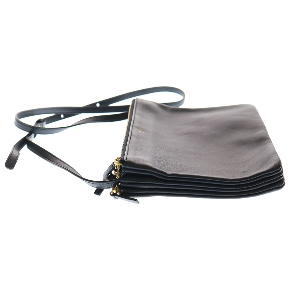 CELINE(セリーヌ) トリオ ショルダーバッグ ハンドバッグ ブラック レザー