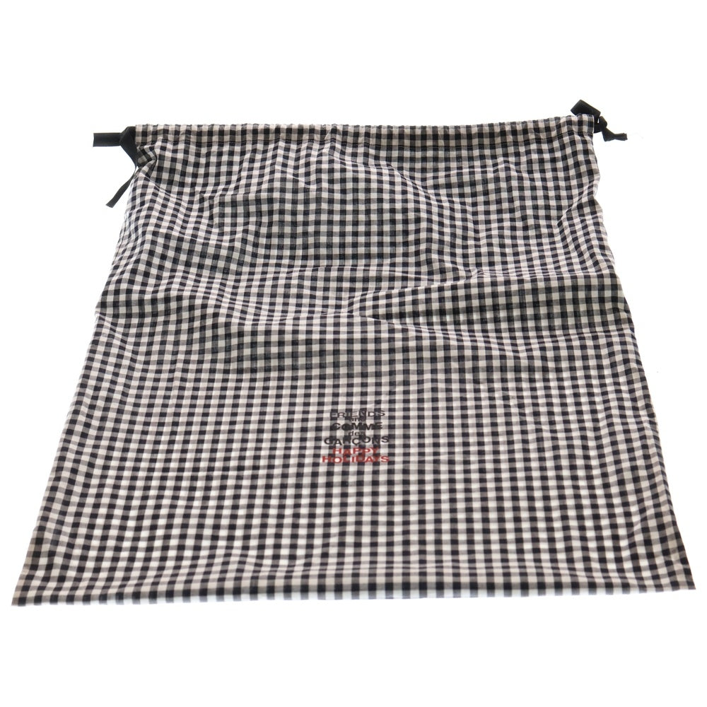 GUCCI(グッチ) 18AW ×COMME des GARCONS コムデギャルソン シェリーライン ロゴプリント PVC クラフト ハンド トートバッグ ブラウン OB-K 201